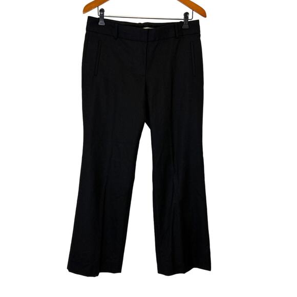J.Crew - Black City Fit Wool Blend Career Pants - Women's Size 8 - Picture 1 of 5